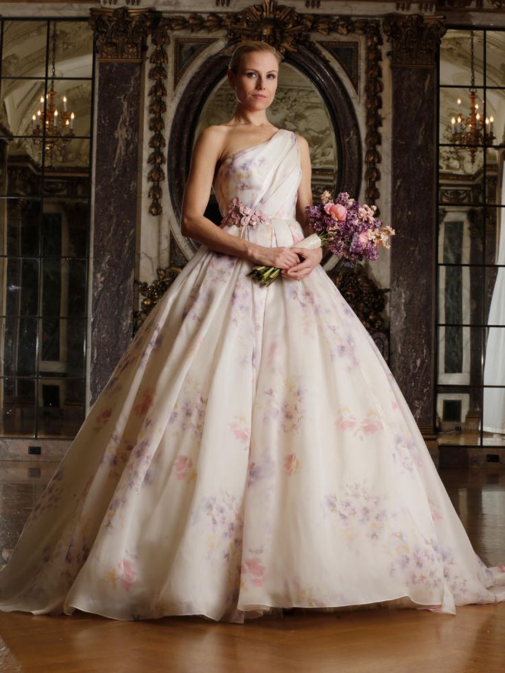 Vintage Wedding Dress - Romona Keveza Floral Wedding Dress