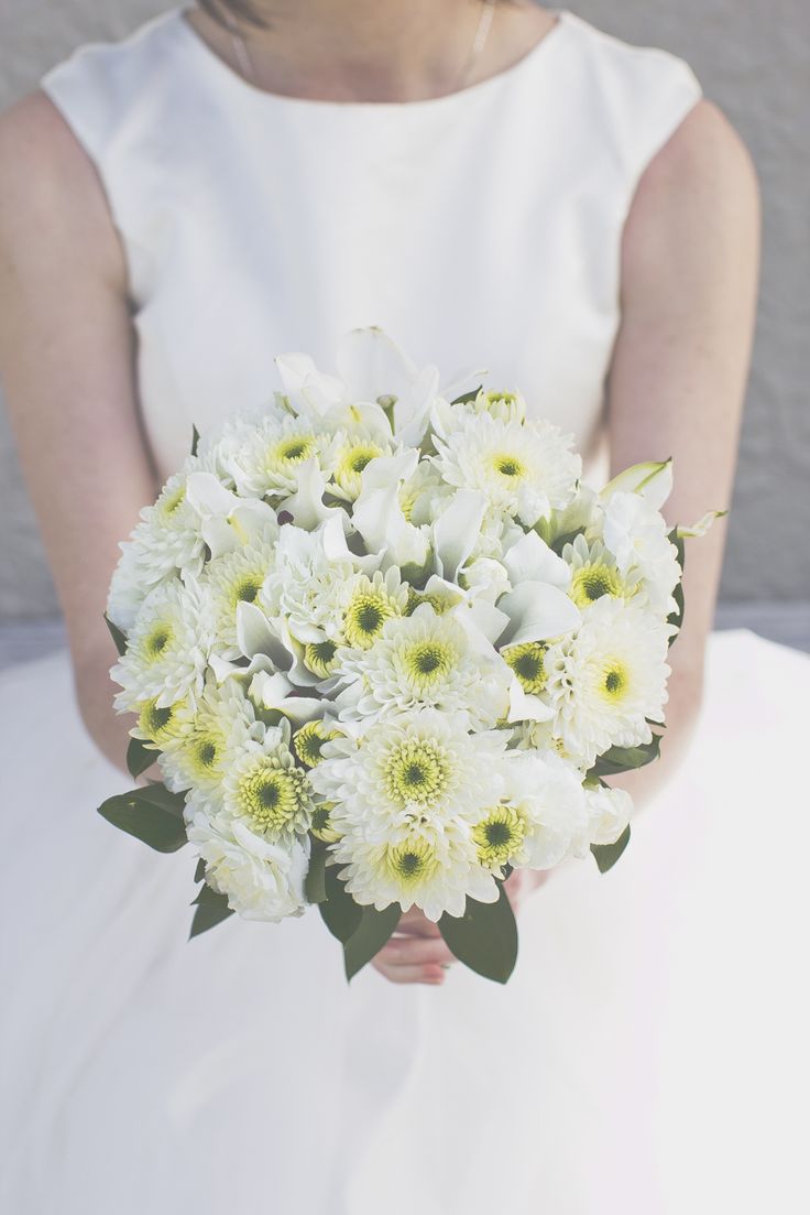 chrysanthemum Bridal Bouquet - 20 Beautiful Bridal Bouquets for the 1950s Loving Bride