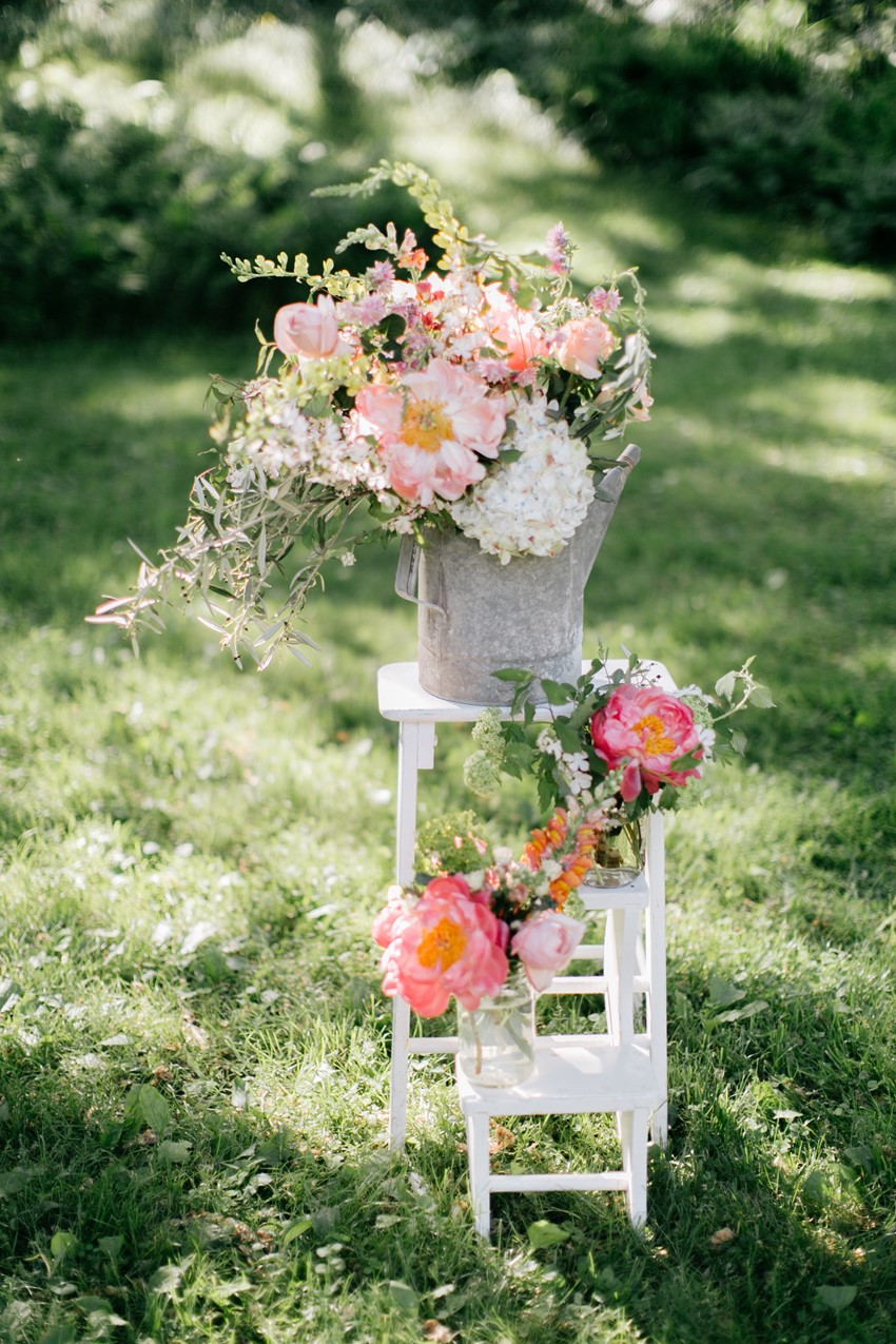 Aisle Decor - An Enchanting and Elegant Vintage Garden Wedding