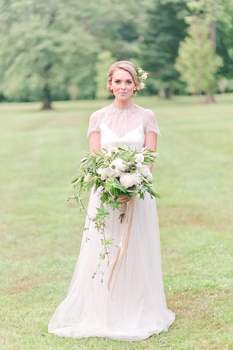 Spring Wedding Dress - Pretty Spring Wedding Ideas in Soft Pastels and Rose Gold