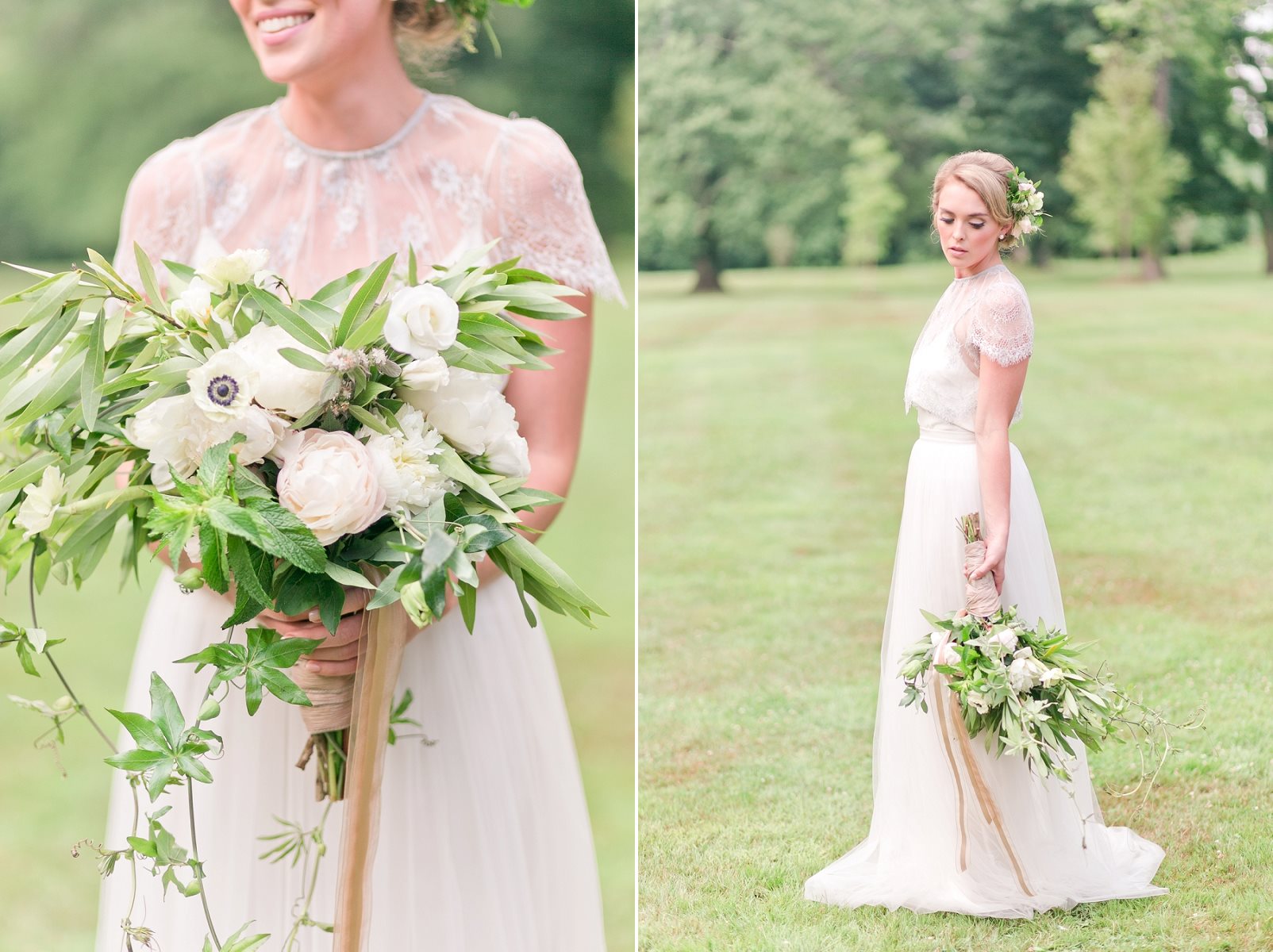 Bridal bouquet - Romantic Spring Wedding Inspiration in Pretty Pastels and Rose Gold