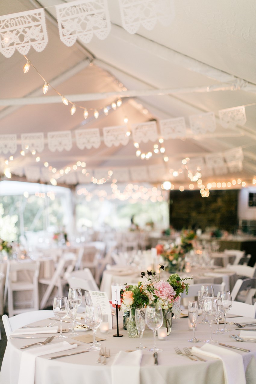 Wedding Reception Decor - An Enchanting and Elegant Vintage Garden Wedding