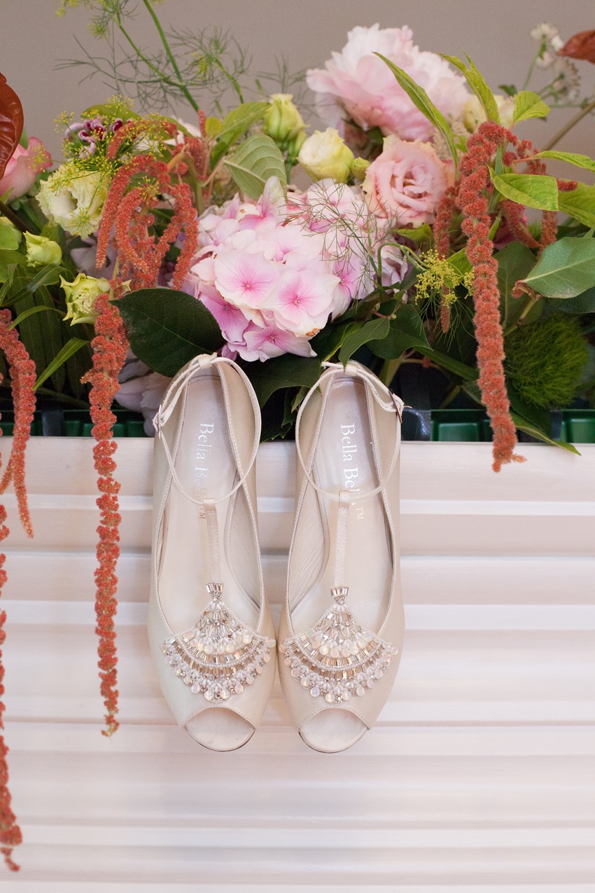 Art Deco Bridal Heels - A 1920s Speakeasy-Inspired Wedding Styled Shoot
