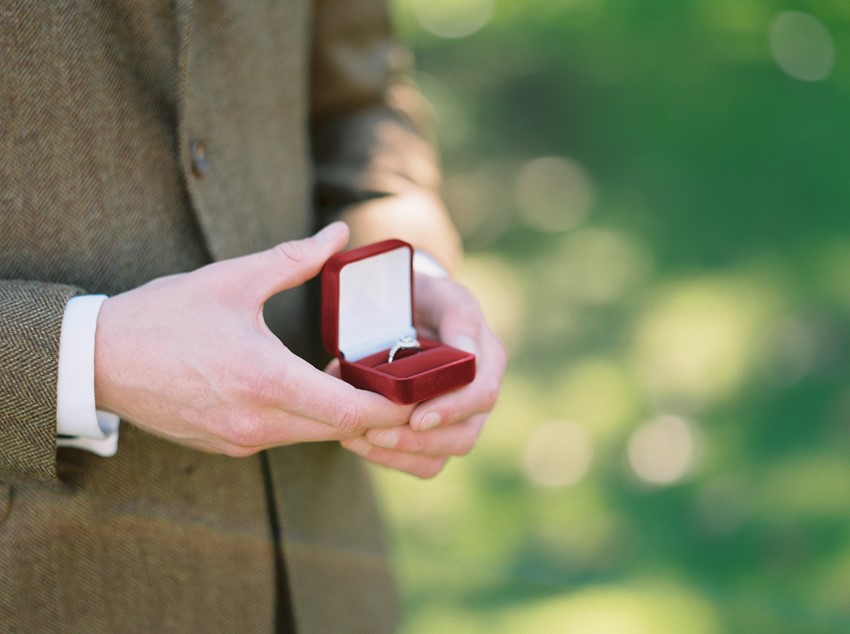 Vintage Engagement Ring - A Fine Art Wedding Inspiration Shoot with Edwardian Elegance