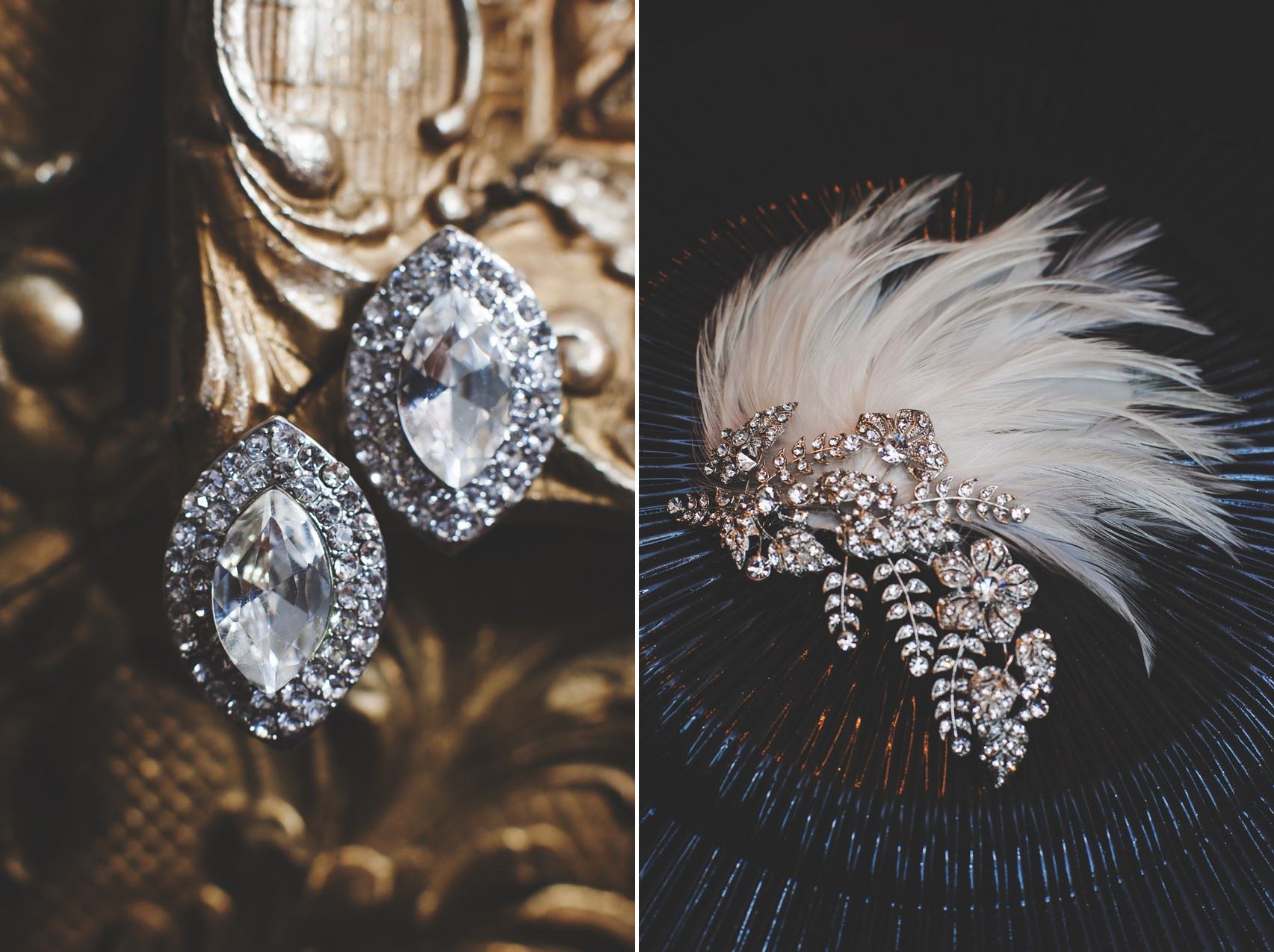 Art Deco Bridal Accessories - A 1920s Speakeasy-Inspired Wedding Styled Shoot