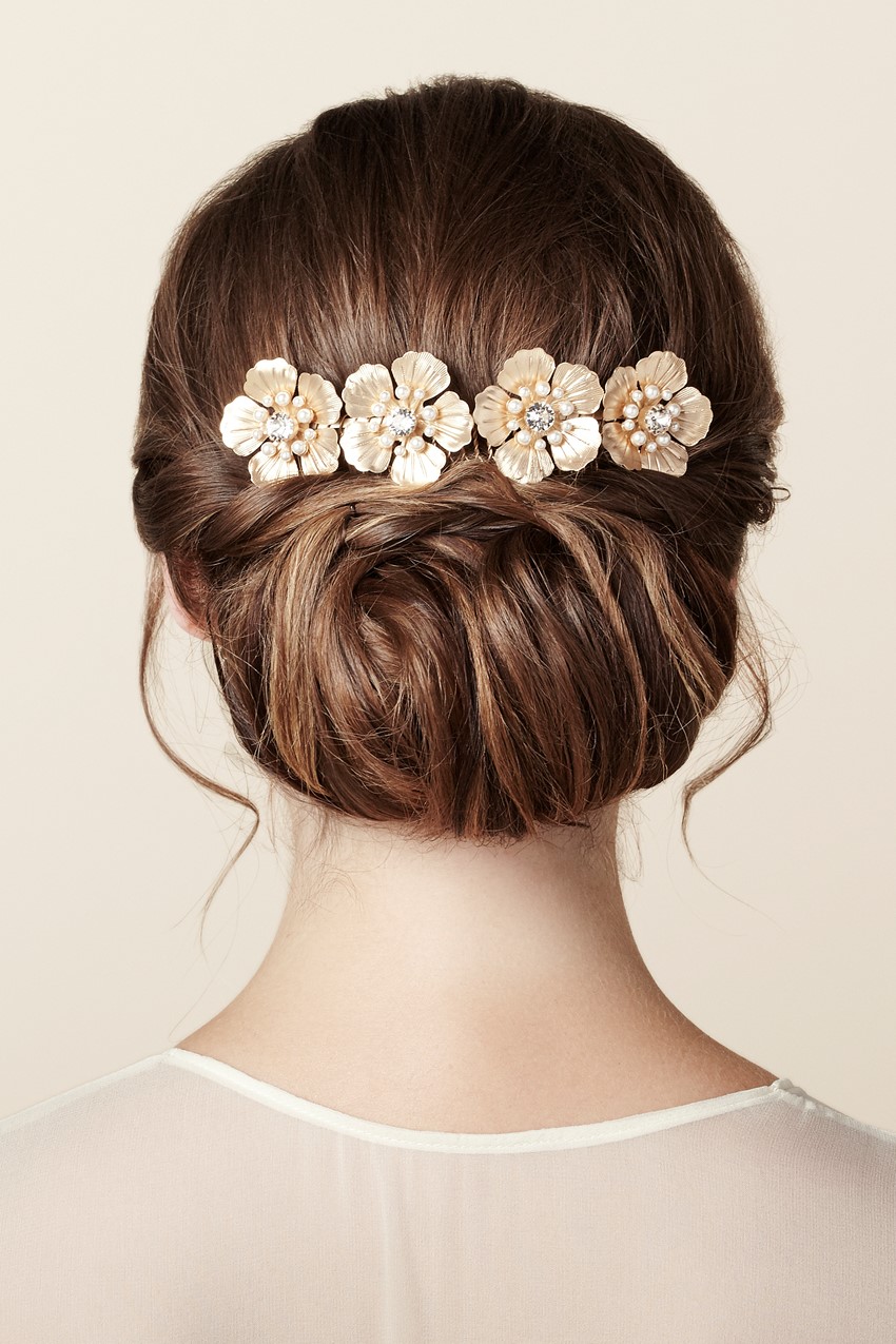 Camelia Bridal Comb - The Beautiful New Collection of Bridal Hair Accessories & Jewelry from Elizabeth Bower