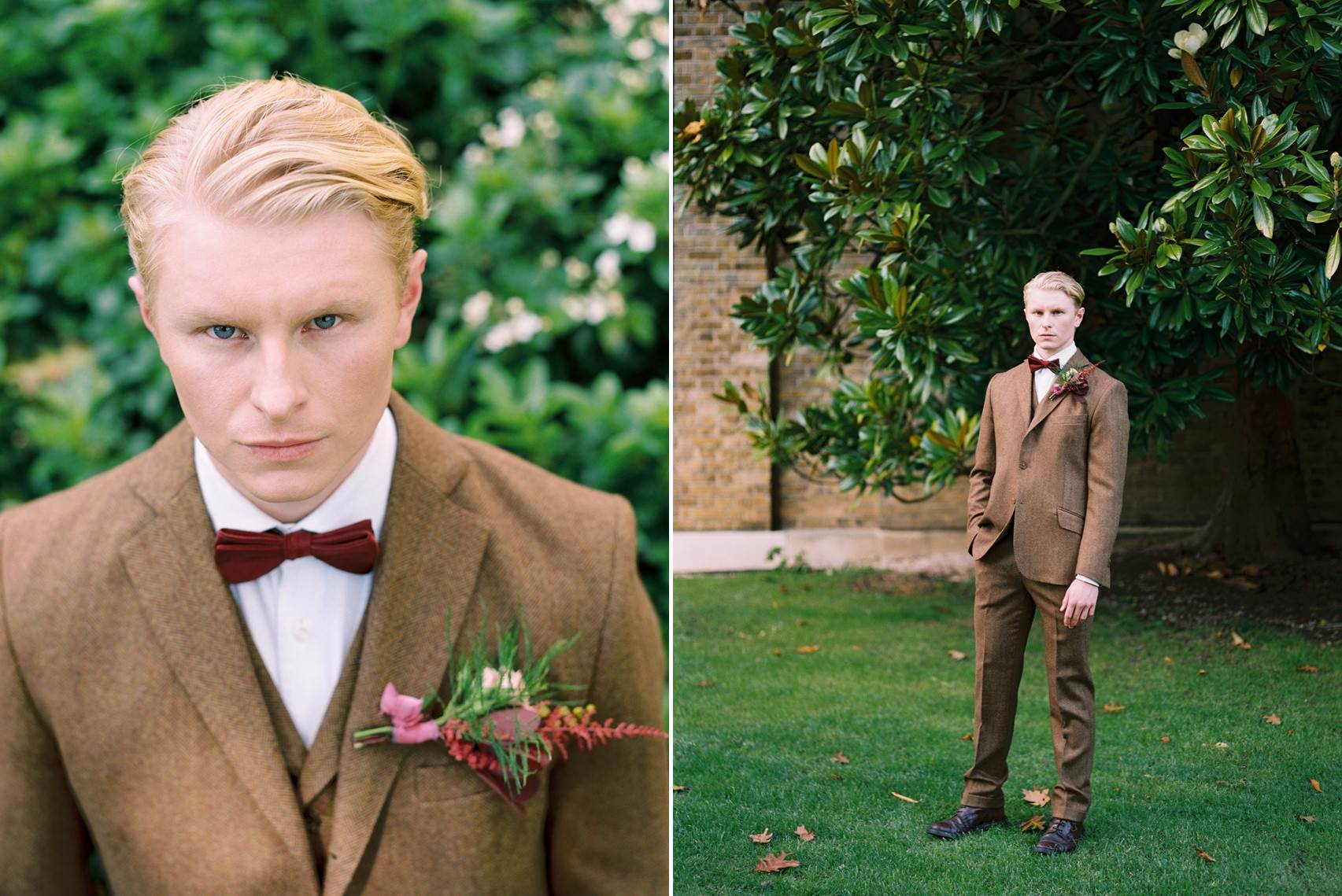Vintage Groom - A Fine Art Wedding Inspiration Shoot with Edwardian Elegance