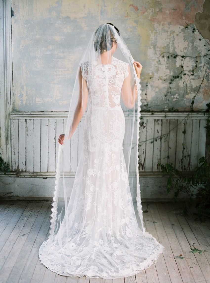 Beautiful Backed Wedding Dress from Claire Pettibone