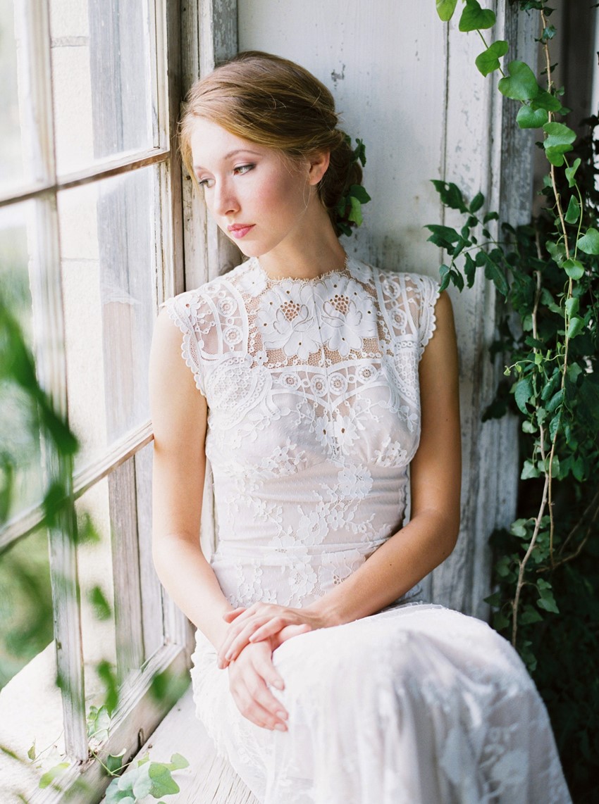 Lace wedding dress 2016 from Claire Pettibone