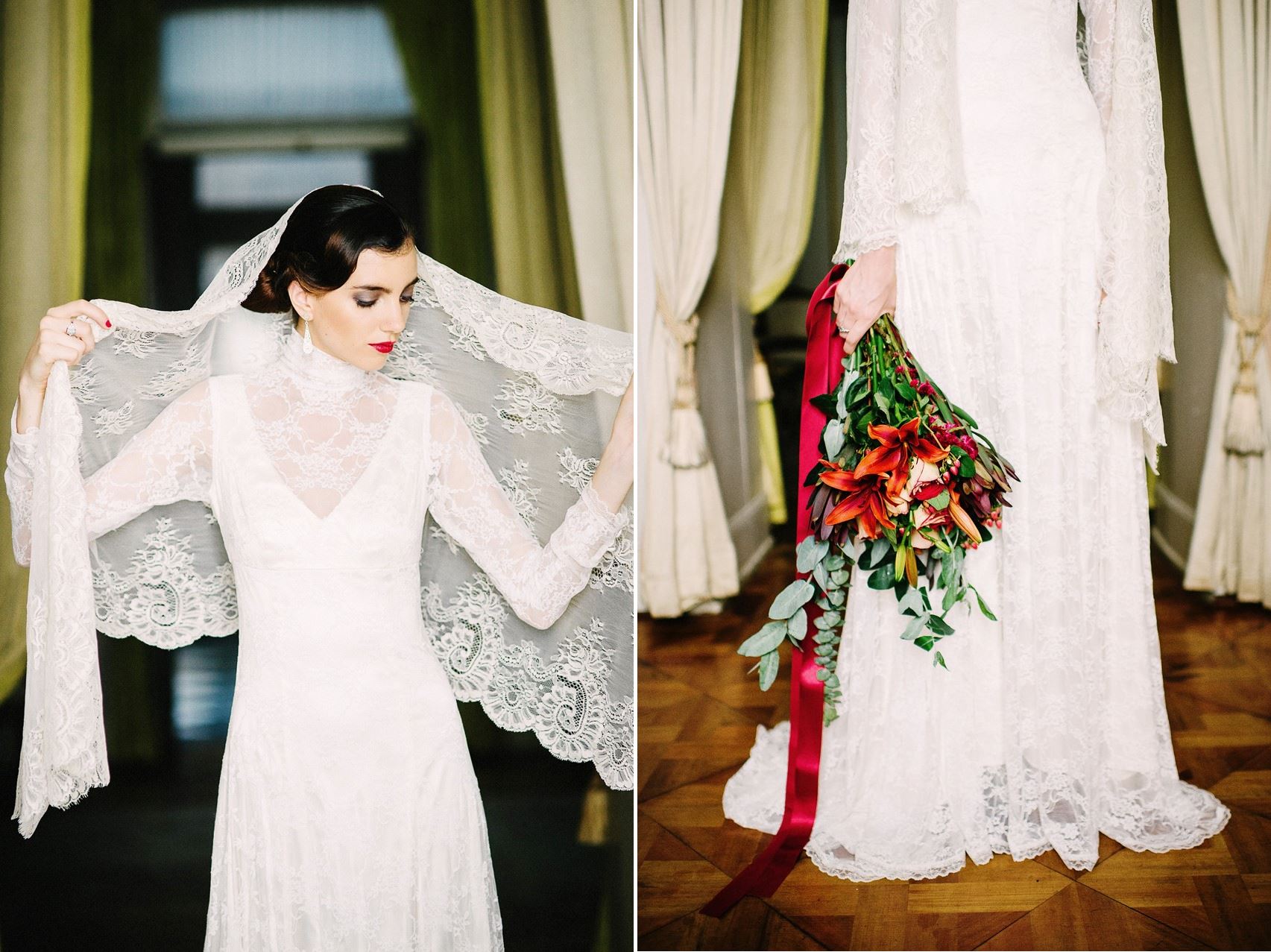 Long Sleeve Lace Wedding Dress - Wedding Inspiration with Latin American Elegance