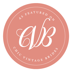 As Featured on Chic Vintage Brides