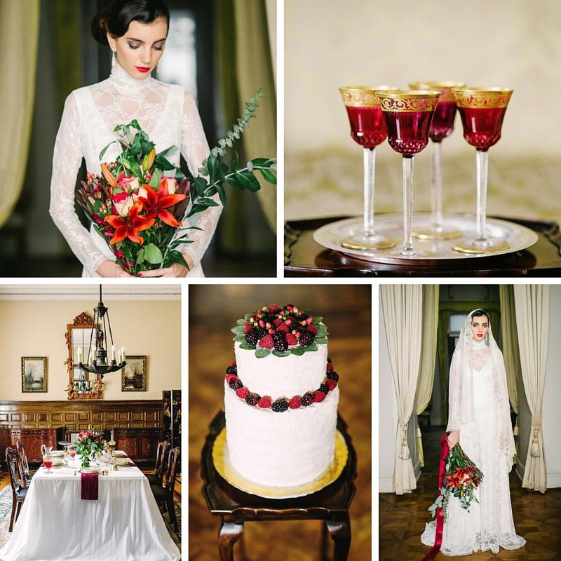 En Tus Papilas - A Breathtaking 19th Century Inspired Wedding with a Lace Wedding Dress