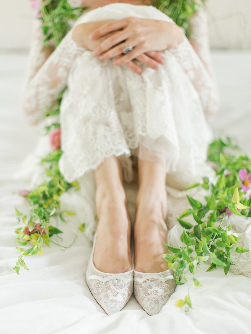 Lace Bridal Shoes