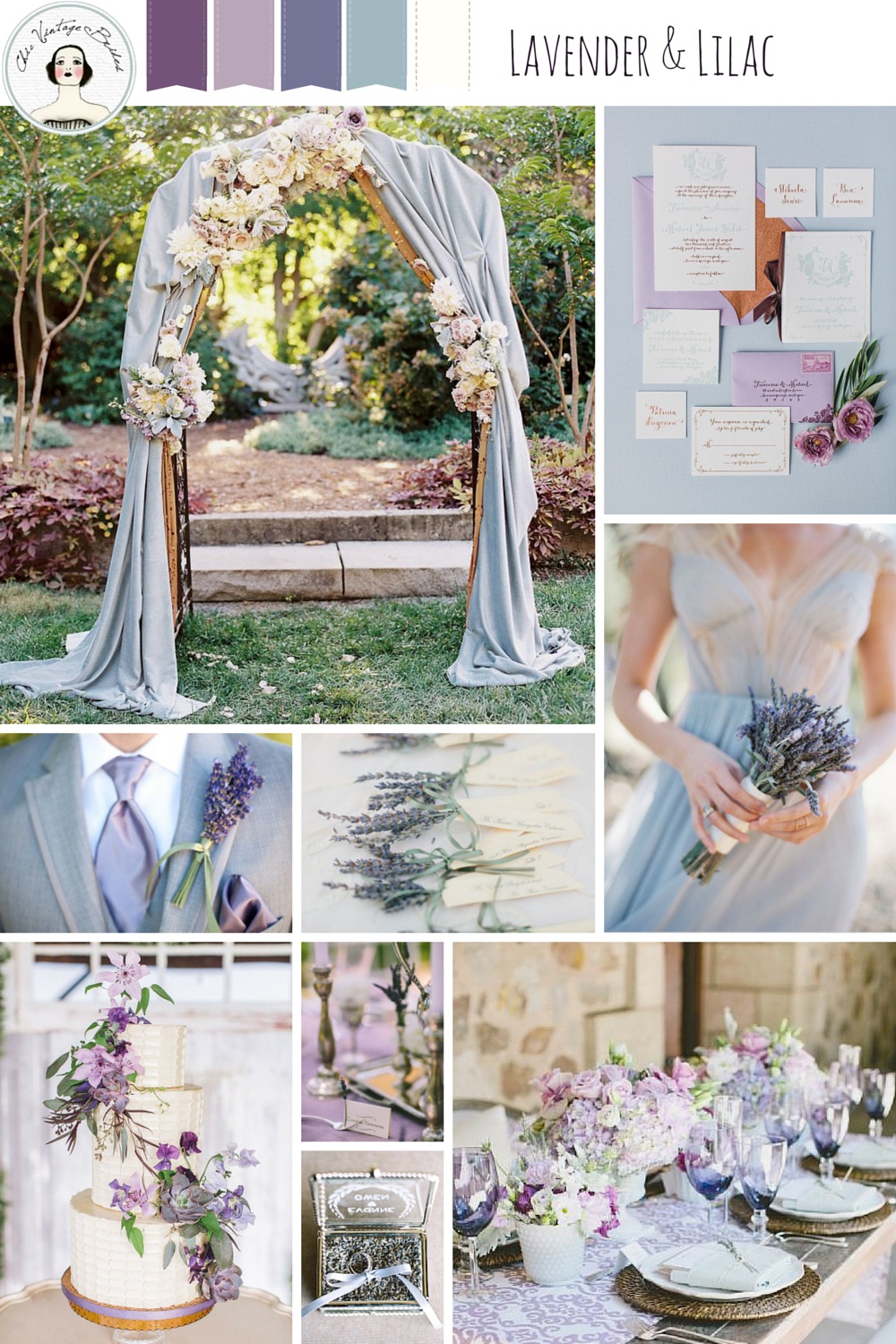 Lavender & Lilac – Spring Wedding Inspiration In Romantic Shades of Purple