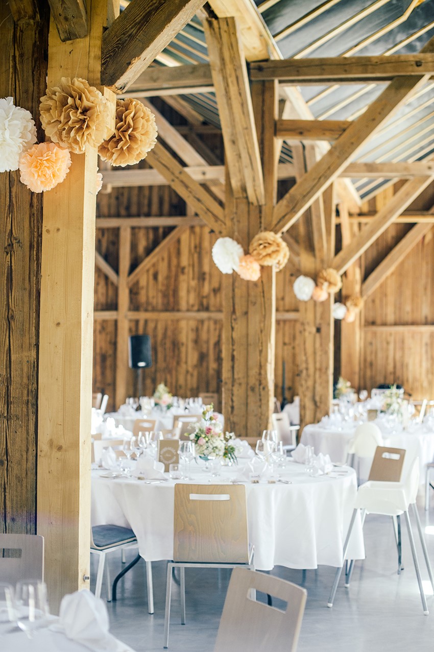 Barn Wedding Reception