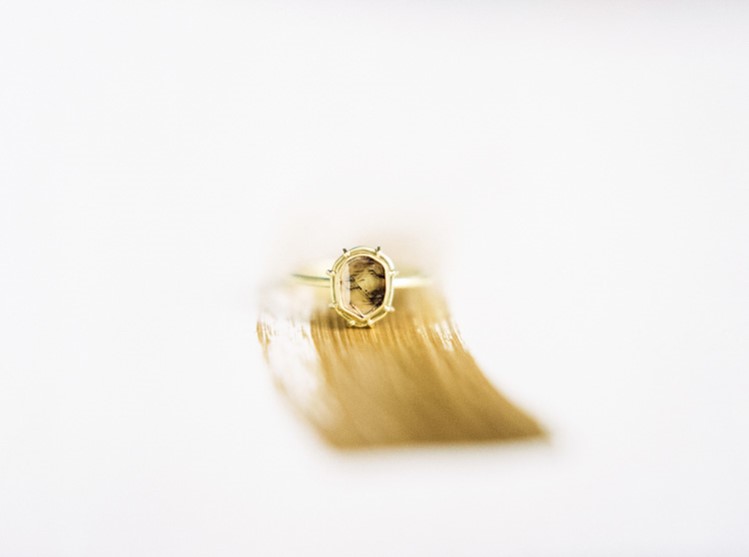 Stunning Yellow Diamond Engagement Ring