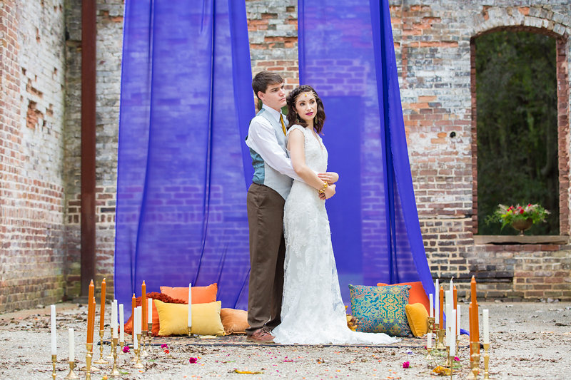 Boho Wedding Ceremony Decor // Photography ~ Andre Brown Photography