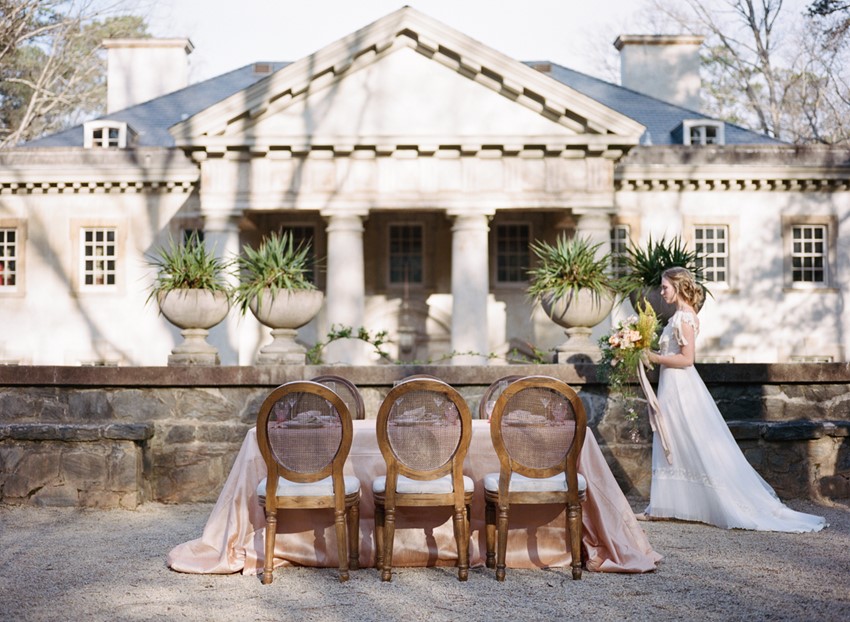 Romantic Wedding Tablescape Photography by Archetype Studios Inc