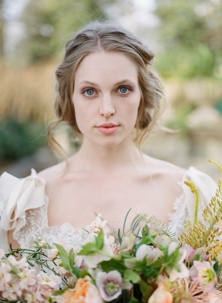 Romantic Natural Bridal Makeup Photography by Archetype Studios Inc
