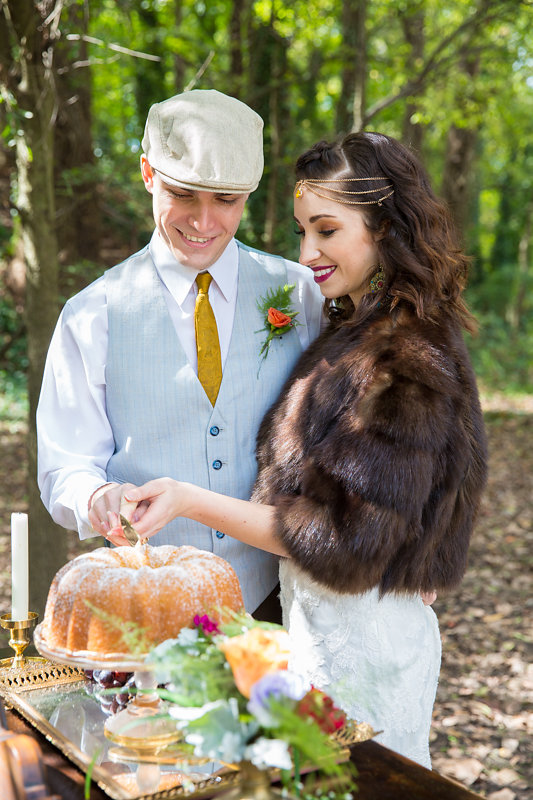 Boho Vintage Bride & Groom // Photography ~ Andre Brown Photography
