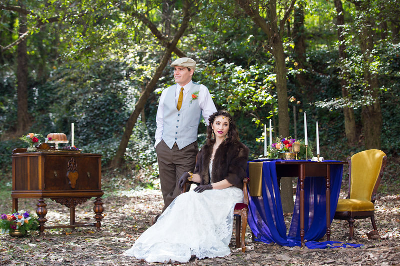 Boho Vintage Woodland Wedding // Photography ~ Andre Brown Photography