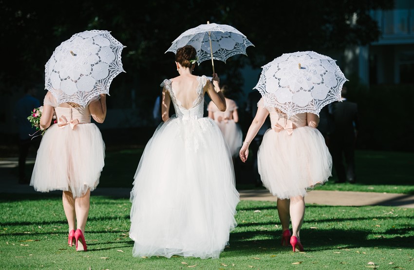 Bride & Bridesmaids Photography by Claire Morgan
