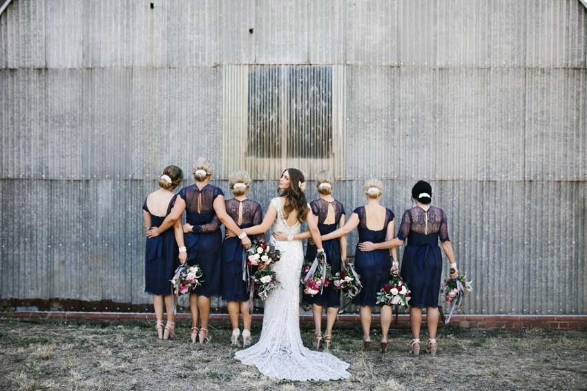 Bride & Bridesmaids // Photography by Brown Paper Parcel