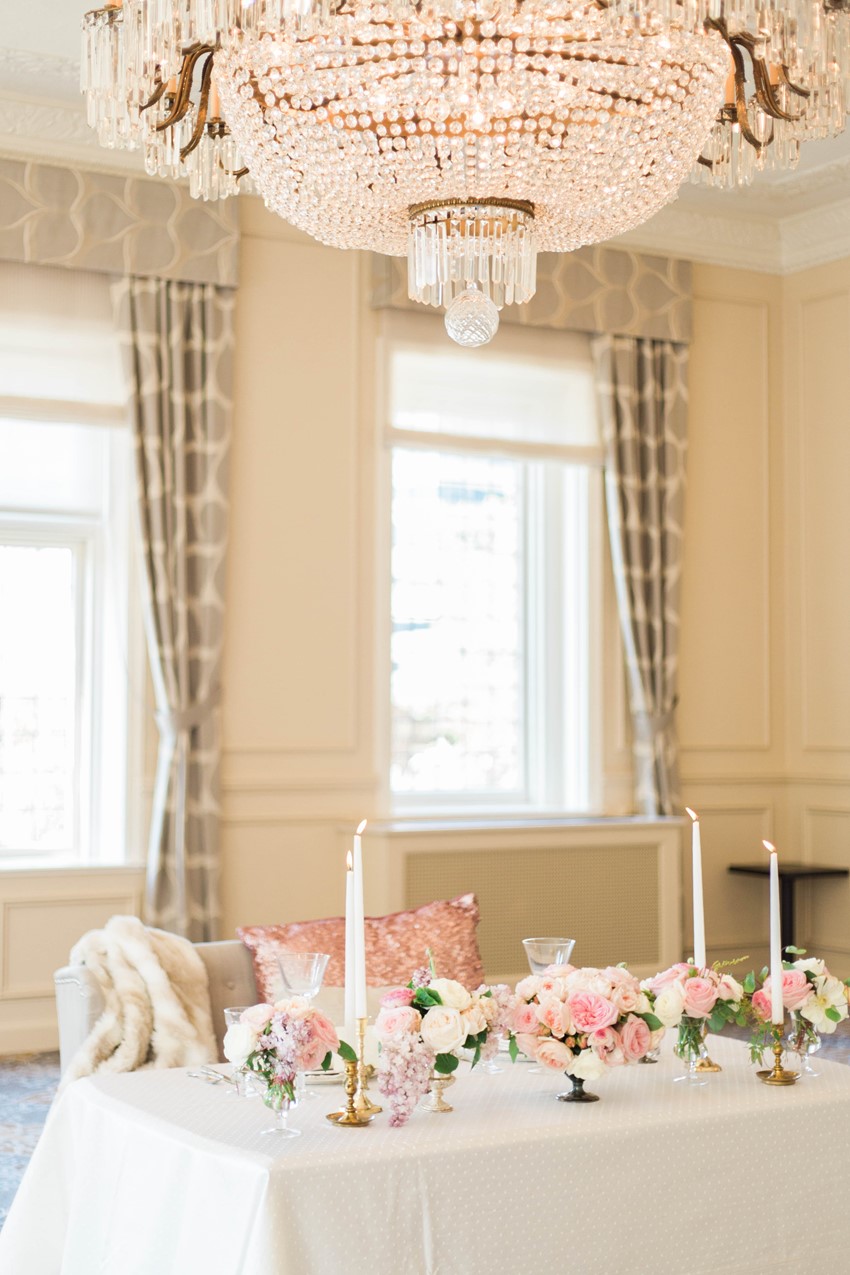 Glamorous Wedding Sweetheart Table // Photography ~ Kerry Jeanne Photography