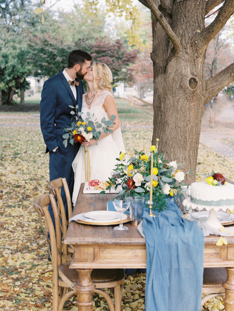 Rustic Autumn Wedding Table // Photography ~ Wendy Cooper Photography