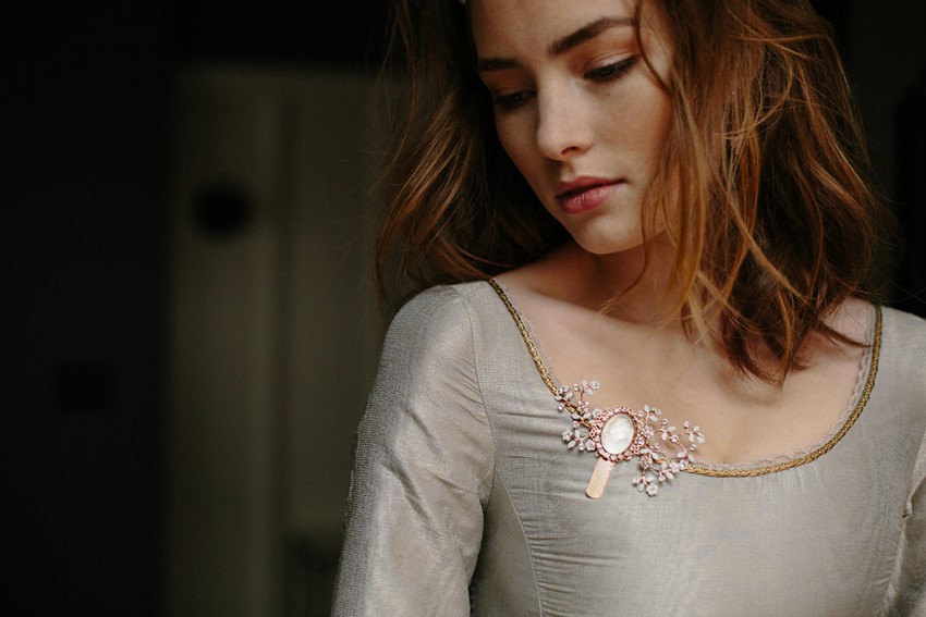 Rose Gold Bridal Accessory from Erica Elizabeth Designs