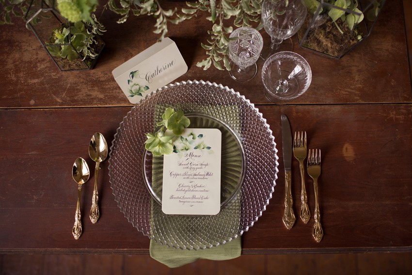 Vintage Inspired Wedding Placesetting // Photography ~ Nataschia Wielink