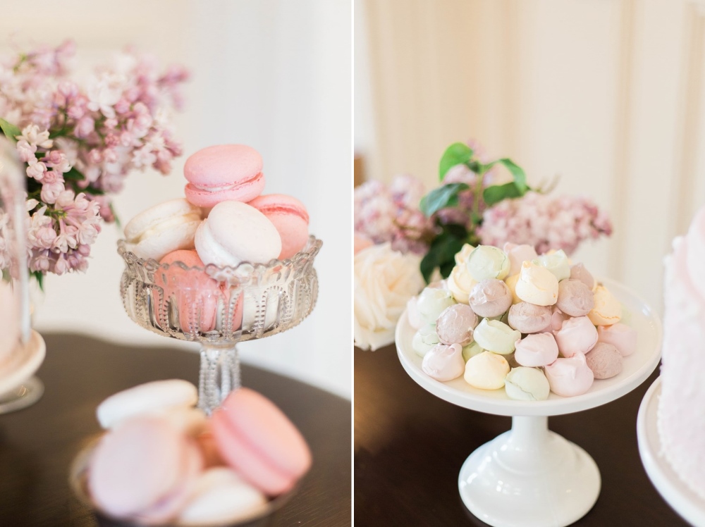 Pastel Pink Wedding Desserts // Photography ~ Kerry Jeanne Photography