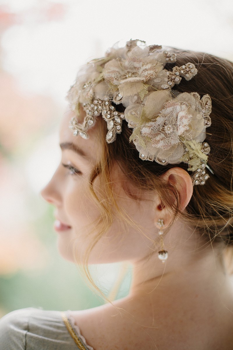 Lace Bridal Hair Accessory from Erica Elizabeth Designs