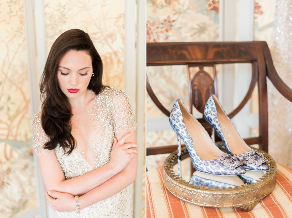 Gossip Girl Inspired Bridal Look with 1940s Glamour // Photography ~ Kerry Jeanne Photography