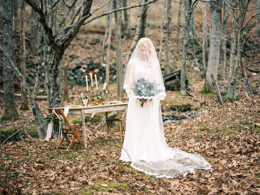 Autumn Vintage Woodland Wedding Inspiration // Photography ~ Live View Studios