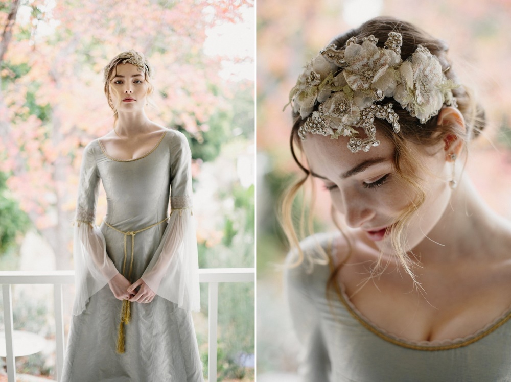 Lace Bridal Headpiece from Erica Elizabeth Designs