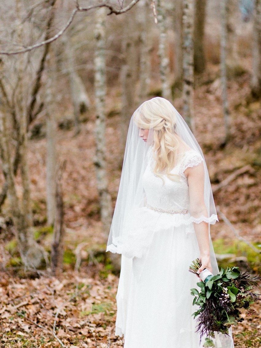 Autumn Woodland Bride // Photography ~ Live View Studios
