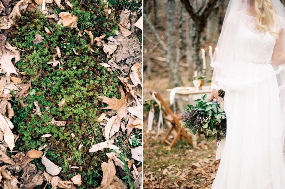Autumn Woodland Wedding Inspiration // Photography ~ Live View Studios