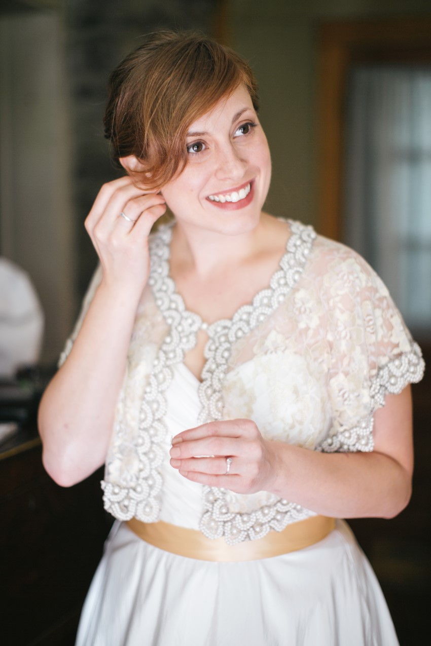 Embellished Bridal Cape // Photography ~ Emily Wren Photography