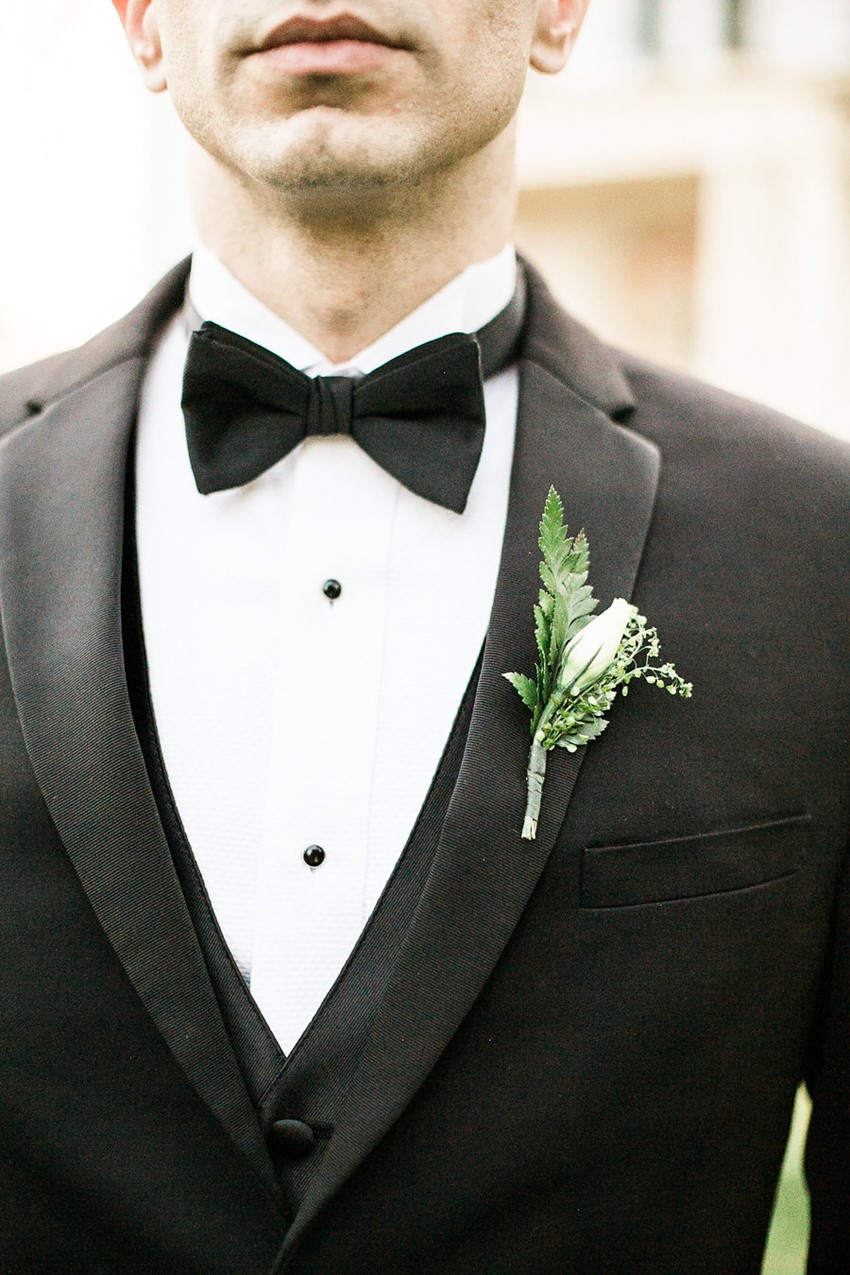Groom in a Black Suit & Bow Tie // Photography ~ Sharmila Photography