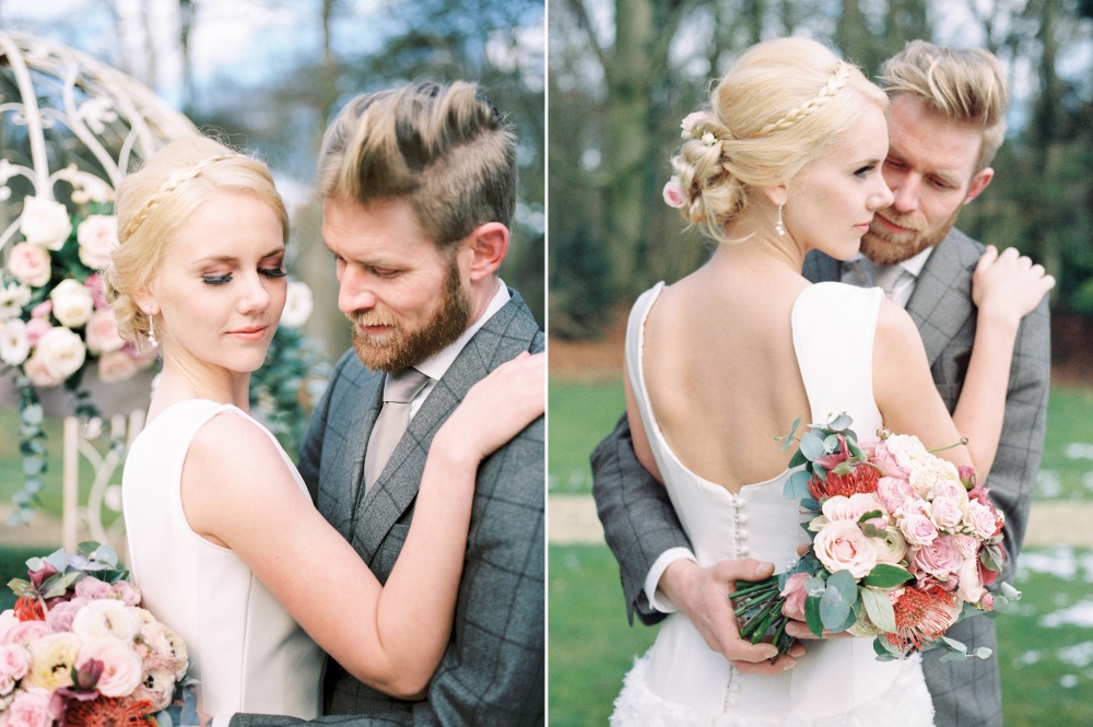 Romantic Vintage Inspired Bride & Groom // Photography ~ Chymo More