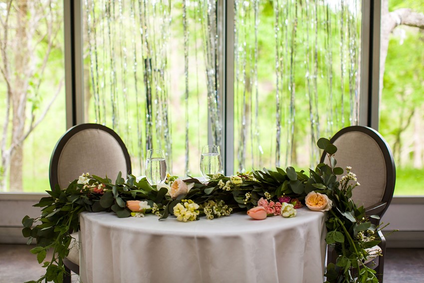 Wedding Sweetheart Table // Photography ~ Mike Reed Photo
