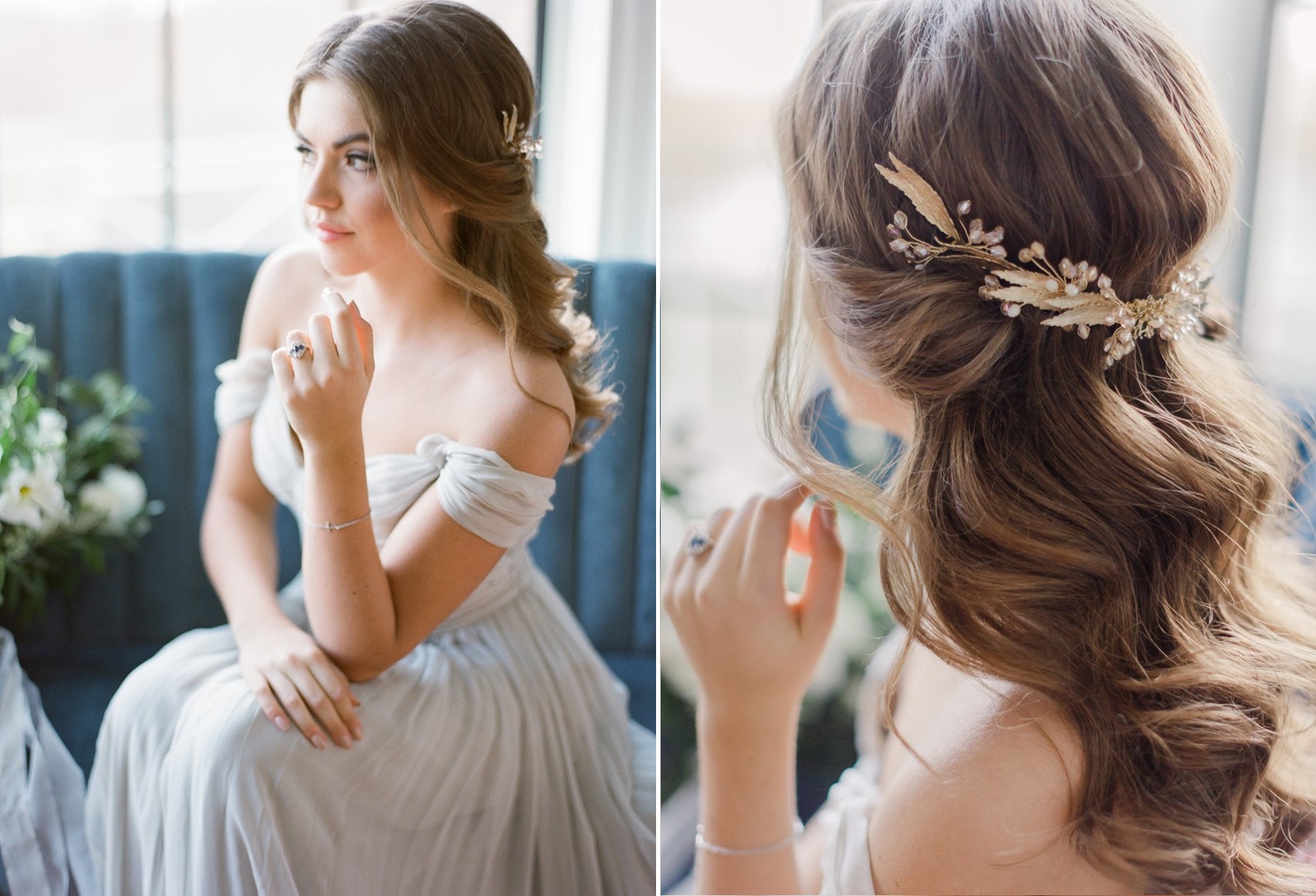 Modern Vintage Ethereal Bridal Updo // Photography ~ Artiese Studios