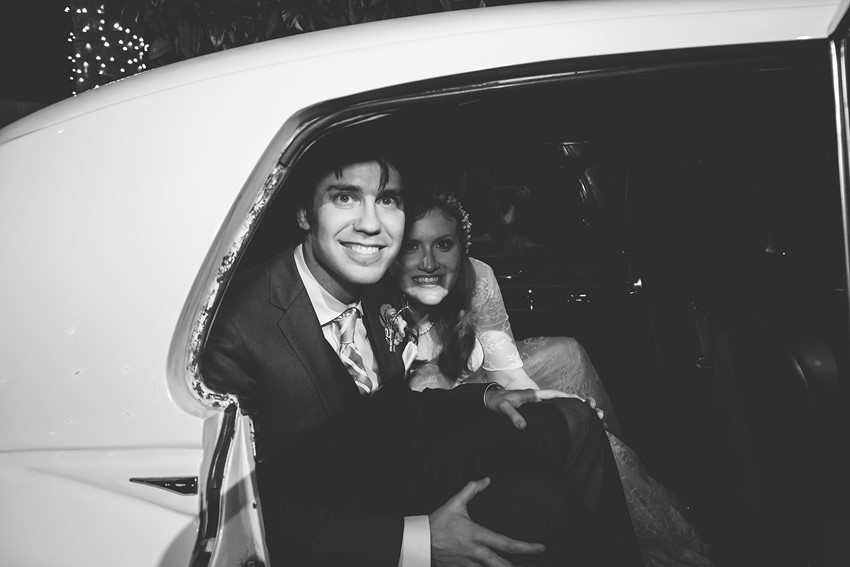 Vintage Car Wedding Exit // Photography ~ Mike Reed Photo
