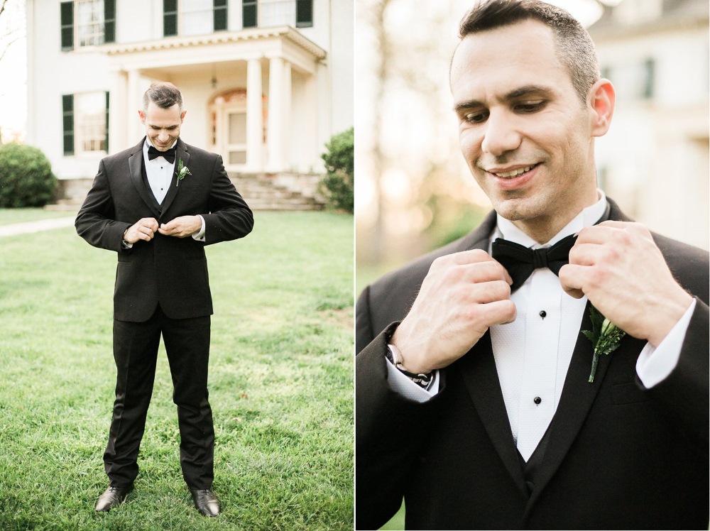 Groom in a Dapper Black 3 Piece Suit // Photography ~ Sharmila Photography