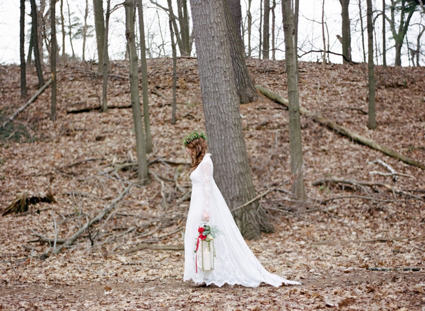 Romantic Woodland Bride // Photography ~ Kurtz Orpia Photography