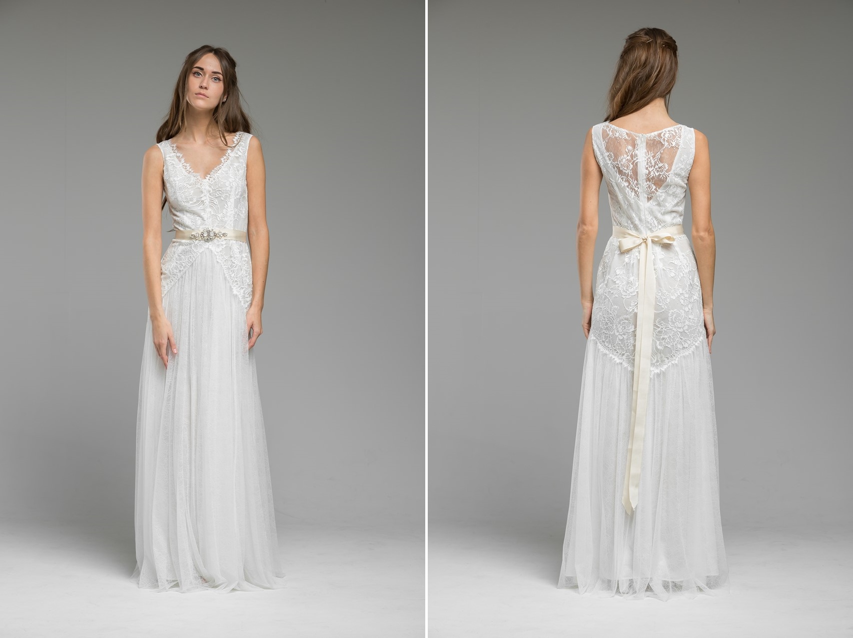 Romantic Lace Wedding Dress 'Opal' from Katya Katya Shehurina