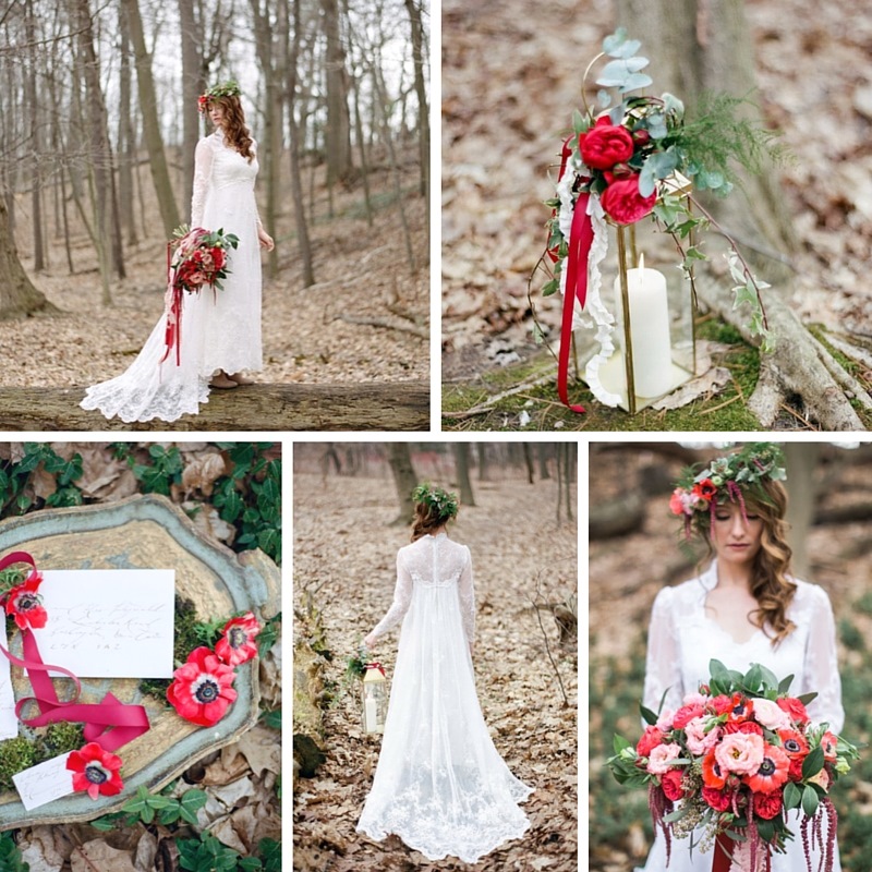 Love Letter Creative - A Woodland Bridal Shoot