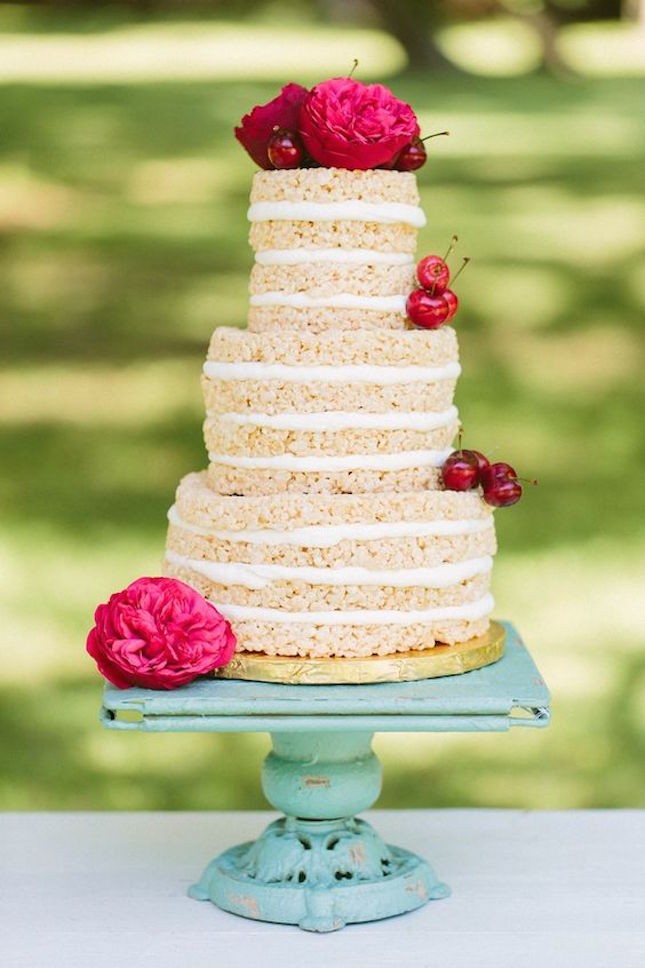 Rice Krispy Cake - Wedding Cake Alternative