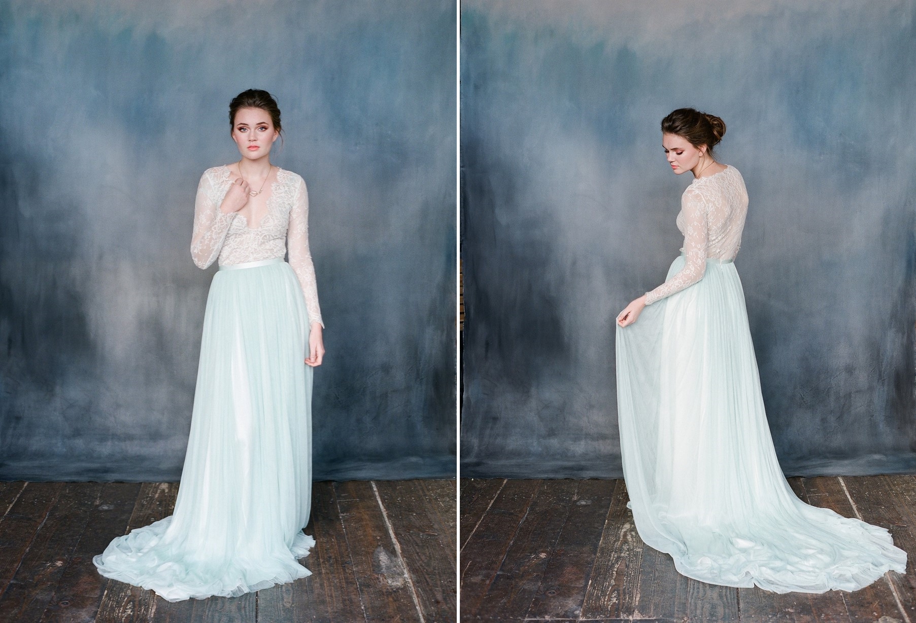 Delphina - Coloured Wedding Dress from Emily Riggs Bridal
